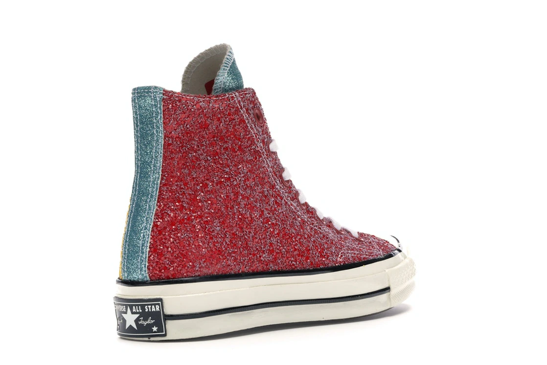 Converse Chuck Taylor All Star 70 Hi JW Anderson Glitter Yellow Red