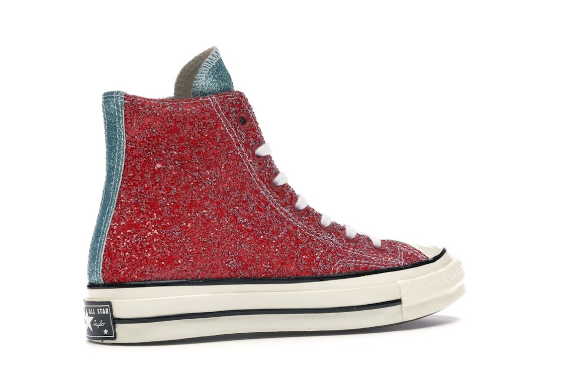 Converse Chuck Taylor All Star 70 Hi JW Anderson Glitter Yellow Red