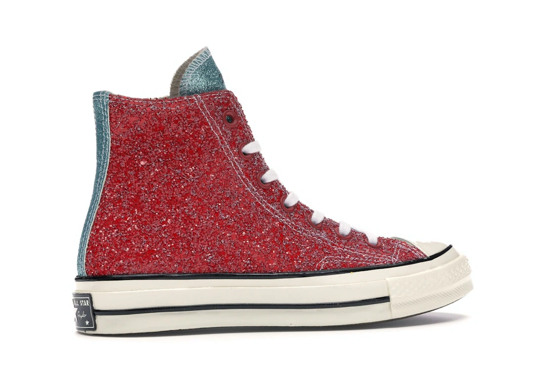 Converse Chuck Taylor All Star 70 Hi JW Anderson Glitter Yellow Red