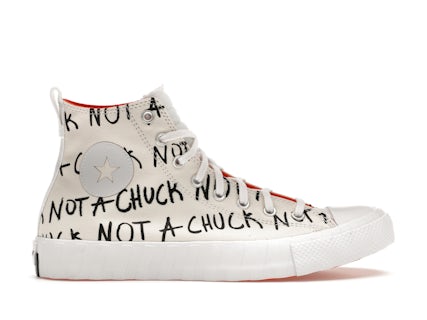 Converse UNT1TL3D Hi Not a Chuck White Men's 166503C US