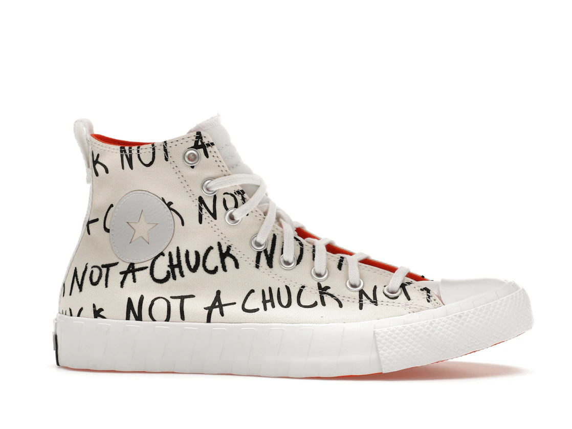 Converse UNT1TL3D Hi Not a Chuck White