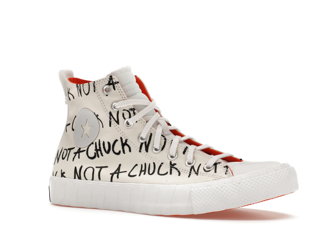 Converse UNT1TL3D Hi Not a Chuck White
