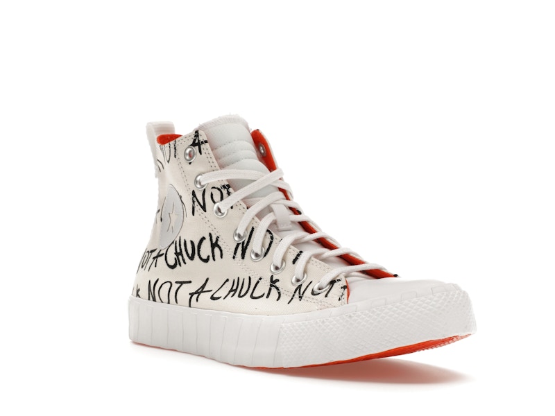 Converse UNT1TL3D Hi Not a Chuck White