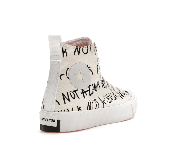 Converse UNT1TL3D Hi Not a Chuck White
