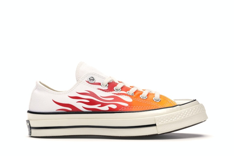Flame print converse outlet