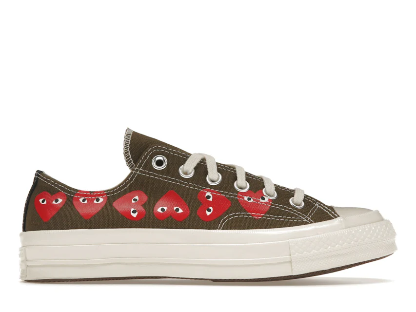 Converse Chuck Taylor All-Star 70 Ox Comme des Garcons Multi Heart ...