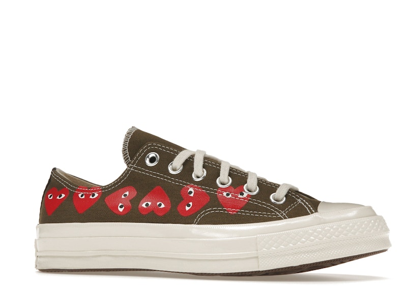 Converse Chuck Taylor All Star 70 Ox Comme des Garcons Multi Heart Green