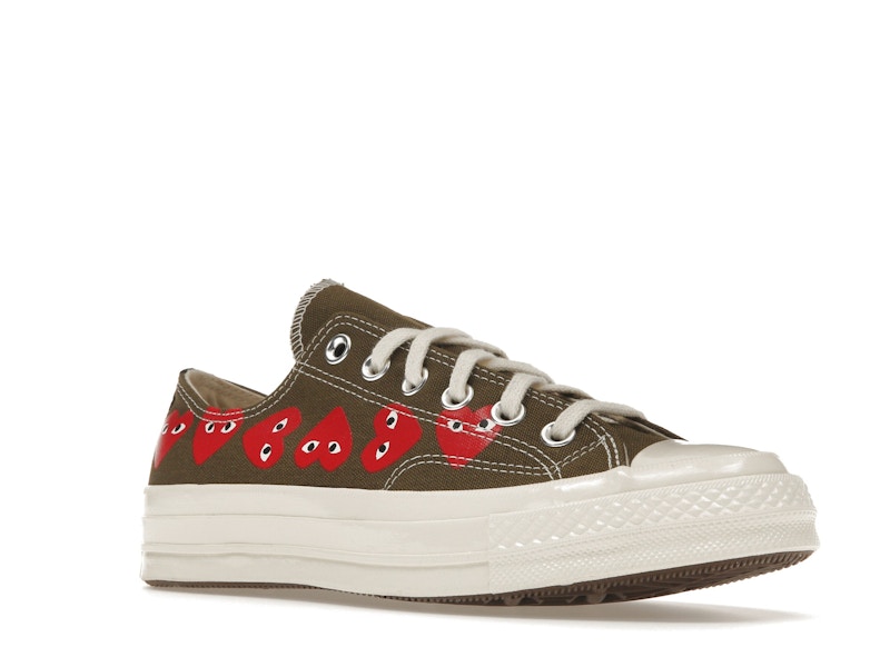 Converse Chuck Taylor All Star 70 Ox Comme des Garcons Multi Heart Green