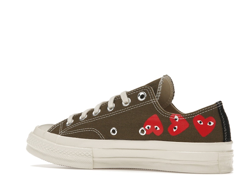 Converse Chuck Taylor All Star 70 Ox Comme des Garcons Multi Heart Green