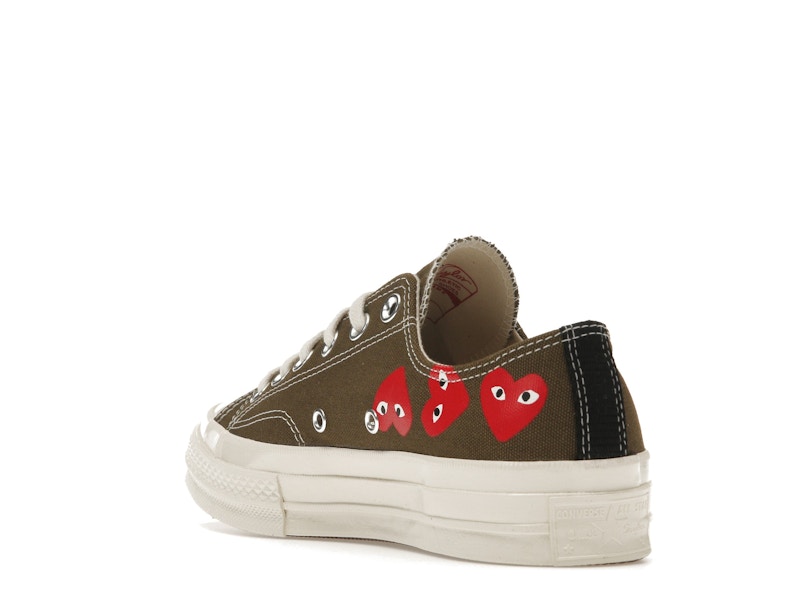 Converse Chuck Taylor All Star 70 Ox Comme des Garcons Multi Heart Green