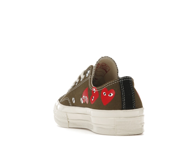 Converse Chuck Taylor All Star 70 Ox Comme des Garcons Multi Heart Green