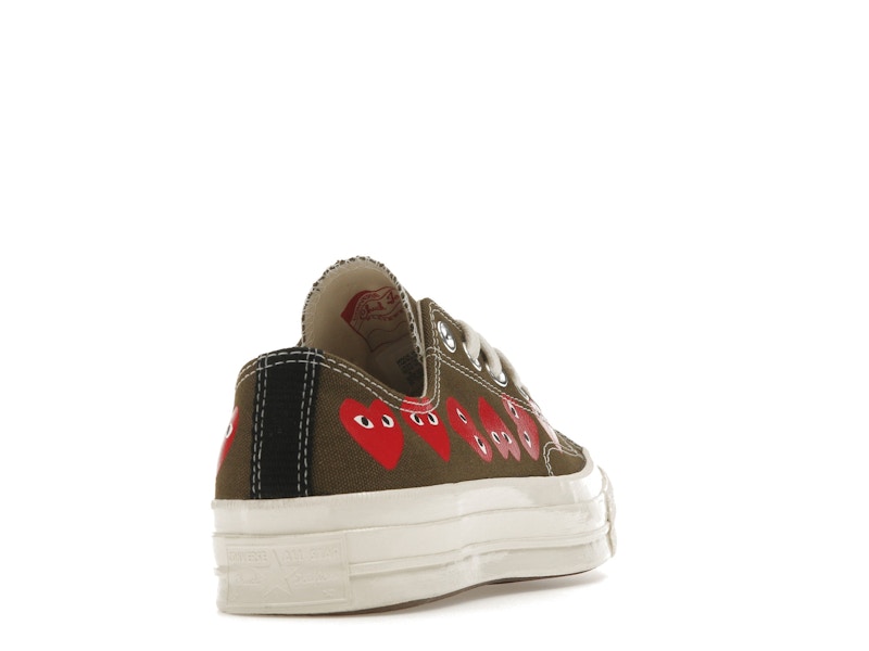 Converse Chuck Taylor All Star 70 Ox Comme des Garcons Multi Heart Green