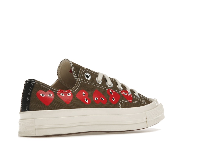 Converse Chuck Taylor All Star 70 Ox Comme des Garcons Multi Heart Green