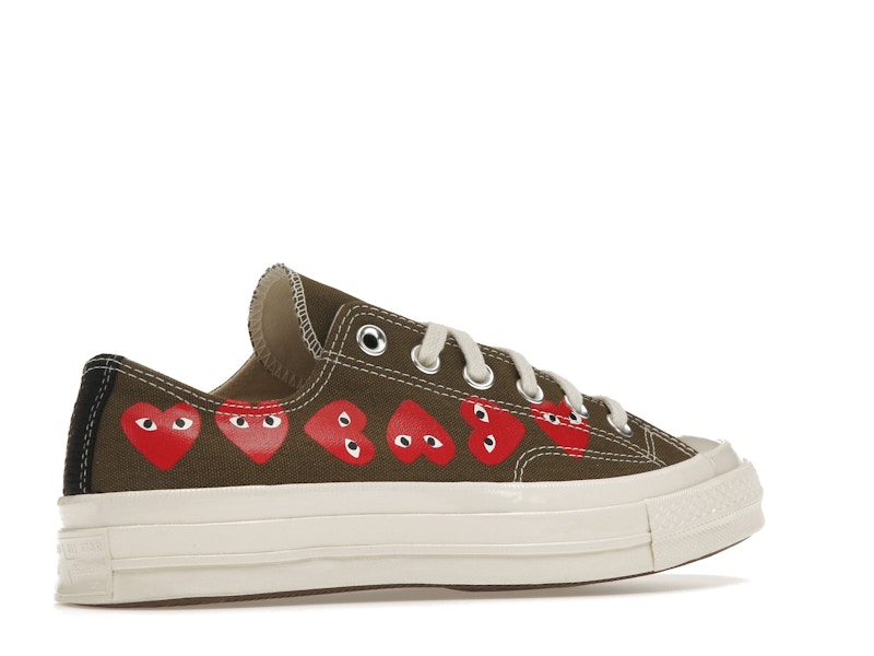 Converse Chuck Taylor All Star 70 Ox Comme des Garcons Multi Heart Green