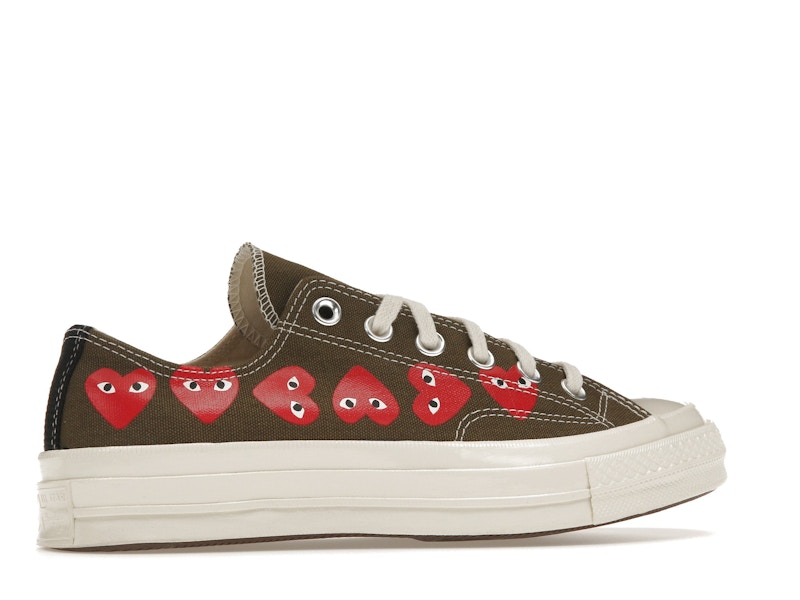 Converse Chuck Taylor All Star 70 Ox Comme des Garcons Multi Heart Green
