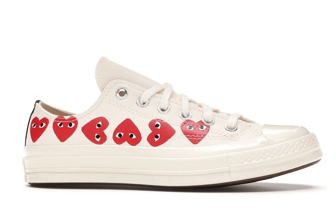 Converse Chuck Taylor All Star 70 Ox Comme des Garcons PLAY Multi-Heart White