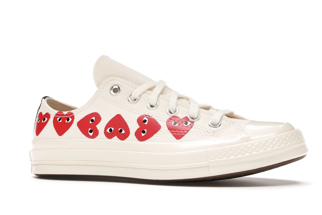 Converse Chuck Taylor All Star 70 Ox Comme des Garcons PLAY Multi-Heart White