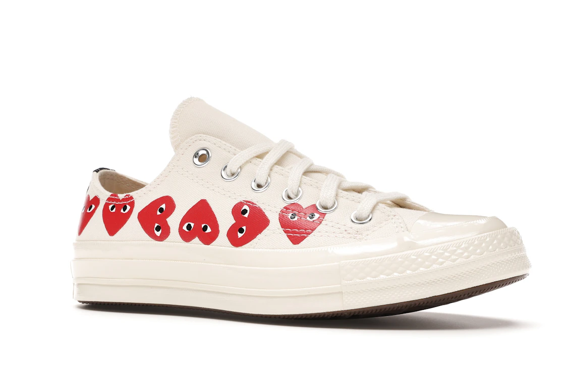 Converse Chuck Taylor All Star 70 Ox Comme des Garcons PLAY Multi-Heart White