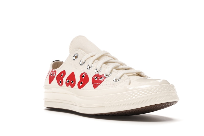 Converse Chuck Taylor All Star 70 Ox Comme des Garcons PLAY Multi-Heart White