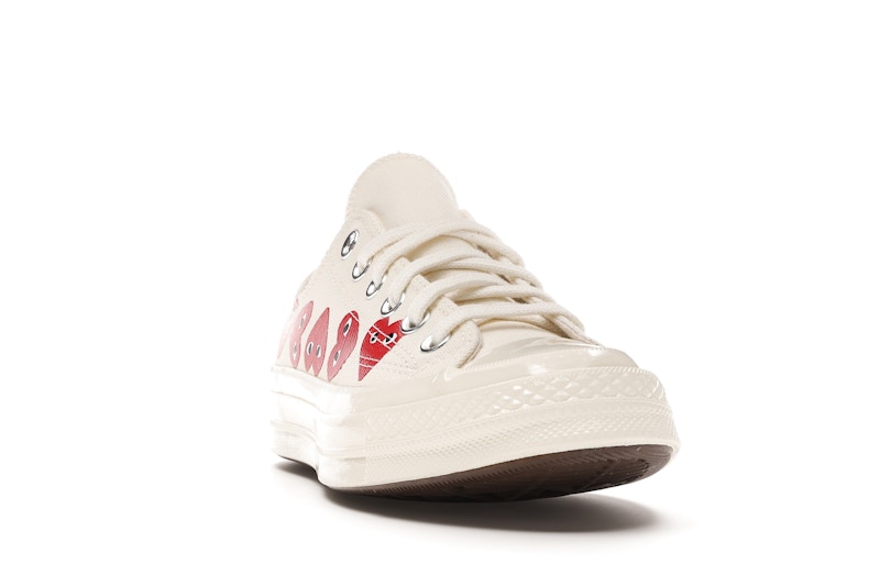 Converse Chuck Taylor All Star 70 Ox Comme des Garcons PLAY Multi-Heart White