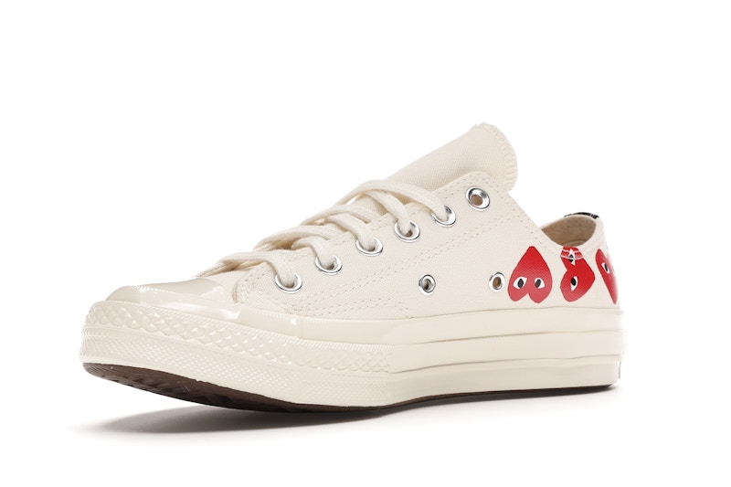 Converse Chuck Taylor All Star 70 Ox Comme des Garcons PLAY Multi-Heart White