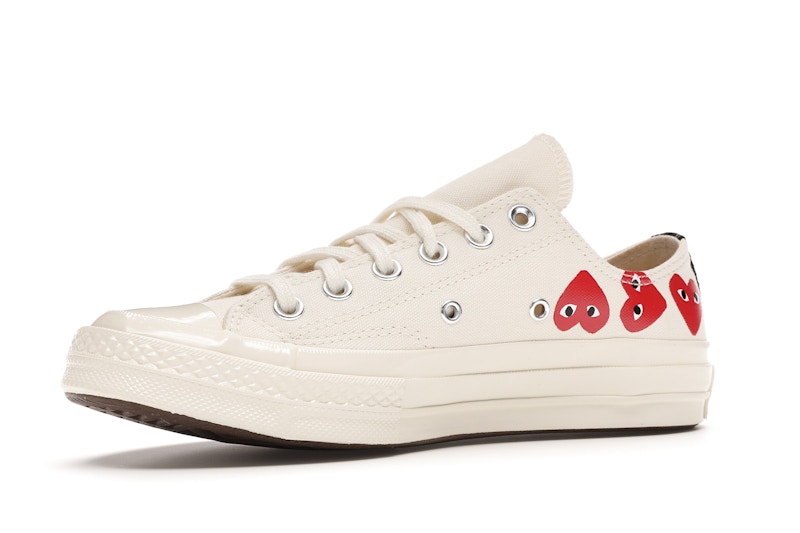 Converse Chuck Taylor All Star 70 Ox Comme des Garcons PLAY Multi-Heart White