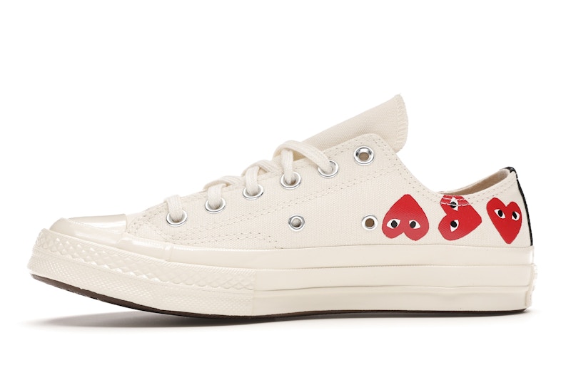 Converse Chuck Taylor All Star 70 Ox Comme des Garcons PLAY Multi-Heart White
