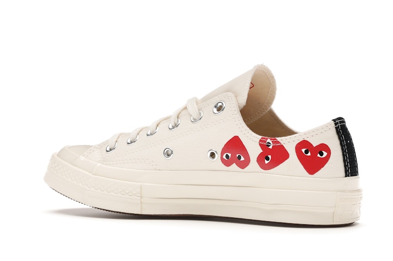 Converse Chuck Taylor All Star 70 Ox Comme des Garcons PLAY Multi-Heart White