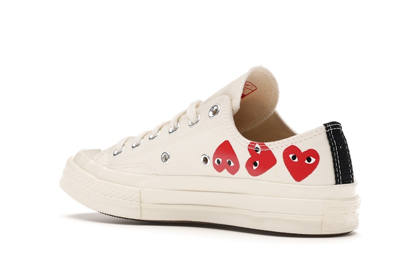 Converse Chuck Taylor All Star 70 Ox Comme des Garcons PLAY Multi-Heart White