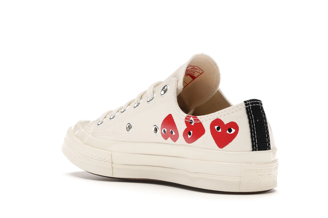 Converse Chuck Taylor All Star 70 Ox Comme des Garcons PLAY Multi-Heart White