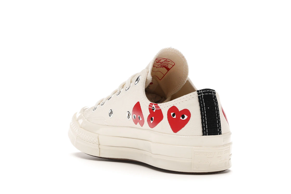 Converse Chuck Taylor All Star 70 Ox Comme des Garcons PLAY Multi-Heart White