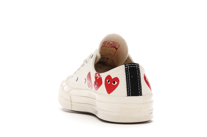 Converse Chuck Taylor All Star 70 Ox Comme des Garcons PLAY Multi-Heart White