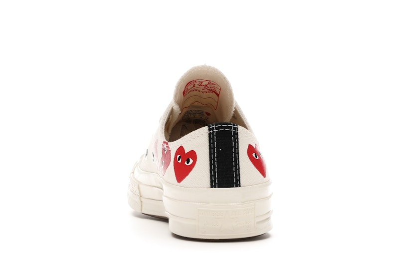 Converse Chuck Taylor All Star 70 Ox Comme des Garcons PLAY Multi-Heart White