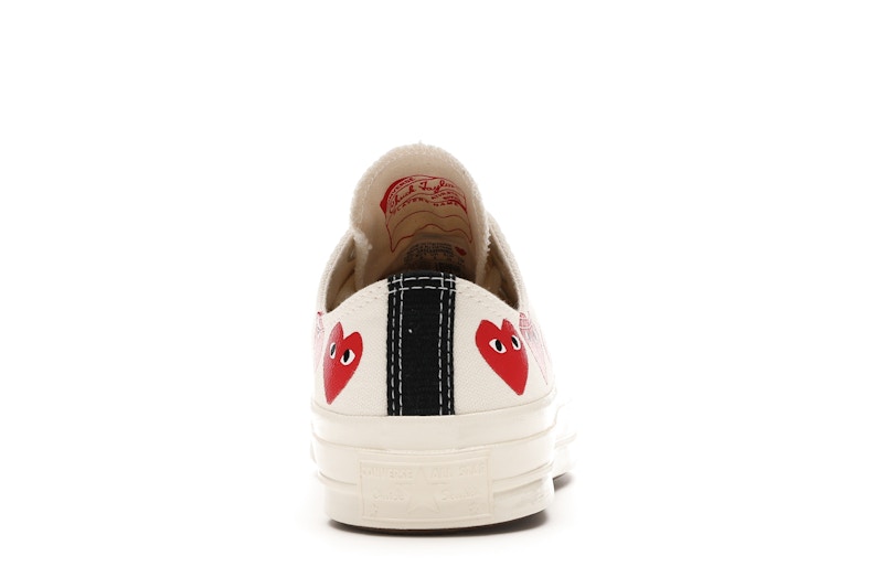 Converse Chuck Taylor All Star 70 Ox Comme des Garcons PLAY Multi-Heart White