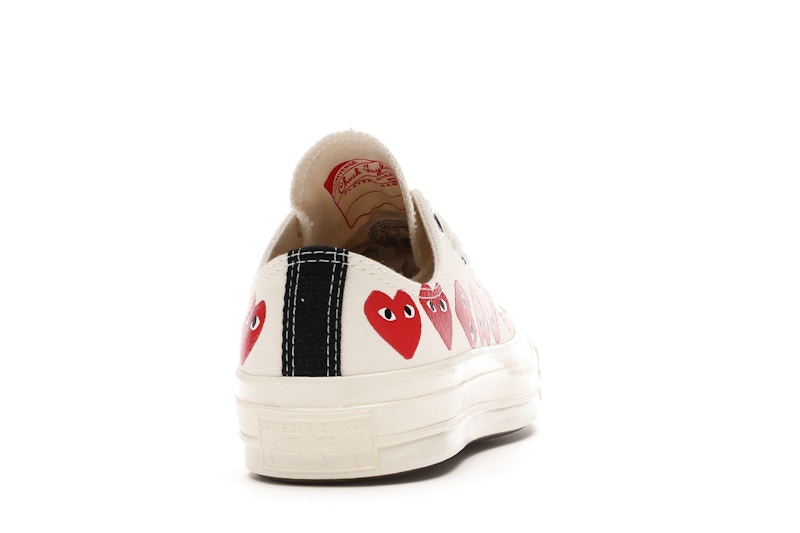 Converse Chuck Taylor All Star 70 Ox Comme des Garcons PLAY Multi-Heart White