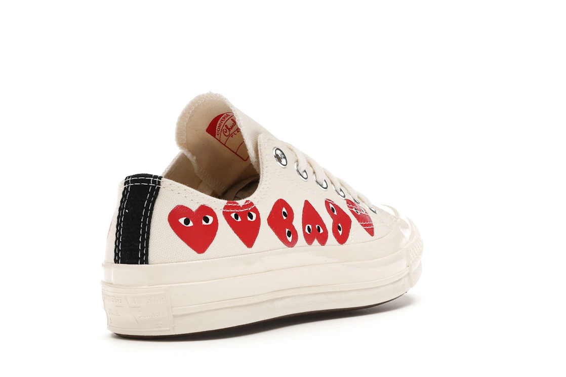 Converse Chuck Taylor All Star 70 Ox Comme des Garcons PLAY Multi-Heart White