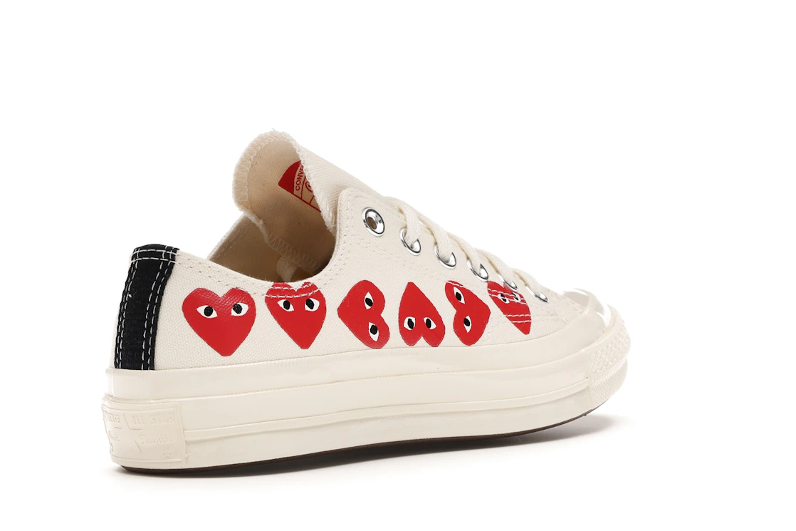 Converse Chuck Taylor All Star 70 Ox Comme des Garcons PLAY Multi-Heart White