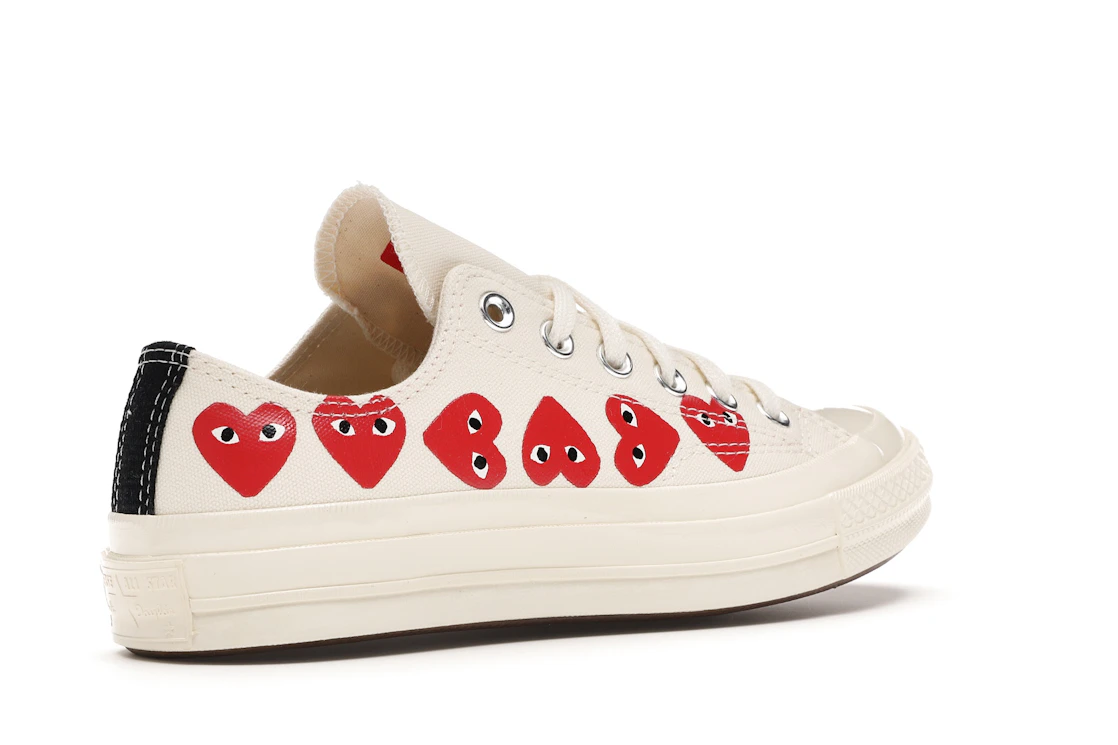 Converse Chuck Taylor All Star 70 Ox Comme des Garcons PLAY Multi-Heart White