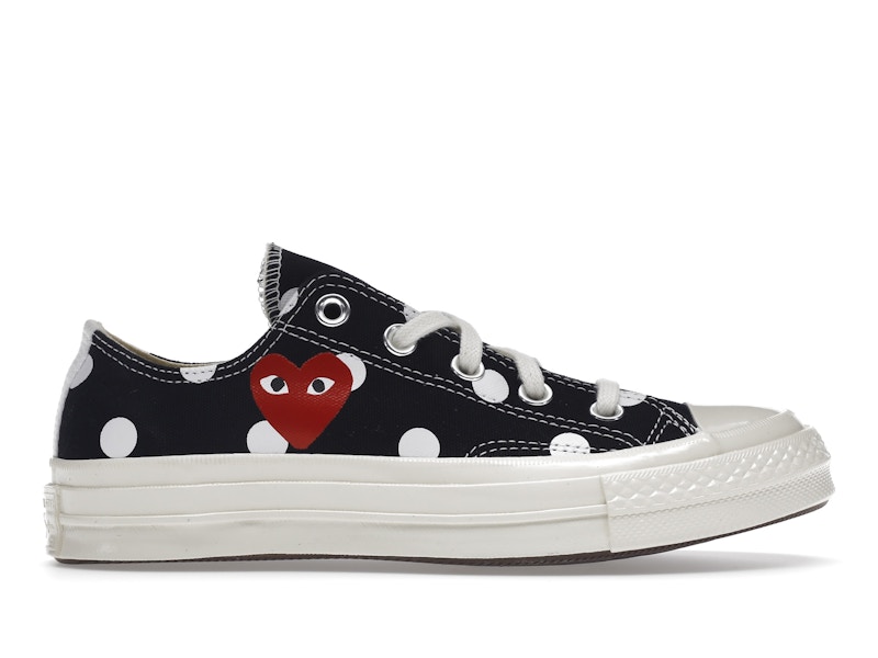 Cdg shop black shoes