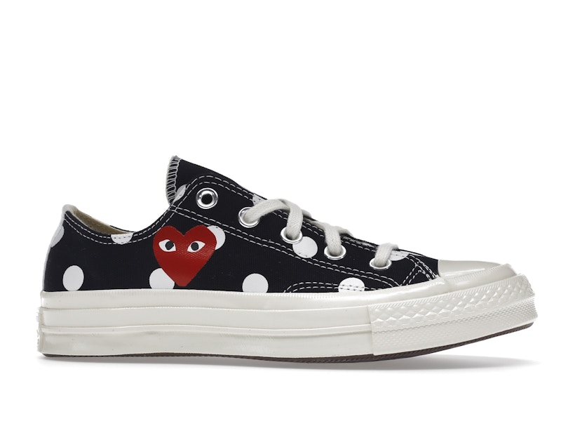 Converse Chuck Taylor All Star 70 Ox Comme des Garcons PLAY  Polka Dot Black