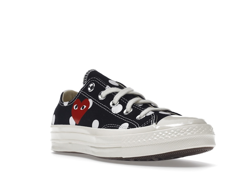Converse Chuck Taylor All Star 70 Ox Comme des Garcons PLAY  Polka Dot Black