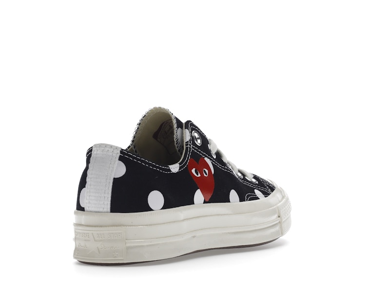 Converse Chuck Taylor All Star 70 Ox Comme des Garcons PLAY  Polka Dot Black