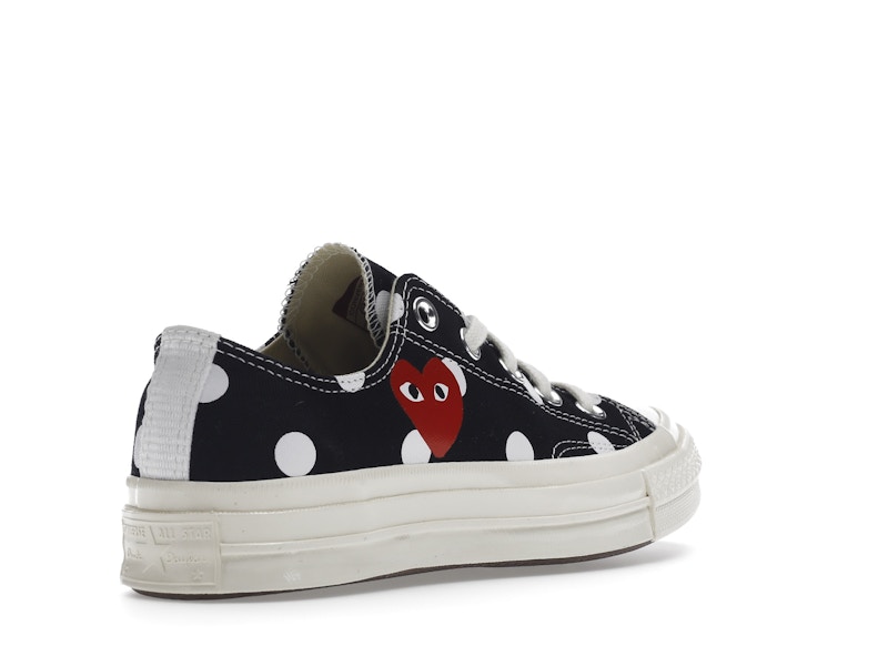 Converse Chuck Taylor All Star 70 Ox Comme des Garcons PLAY  Polka Dot Black
