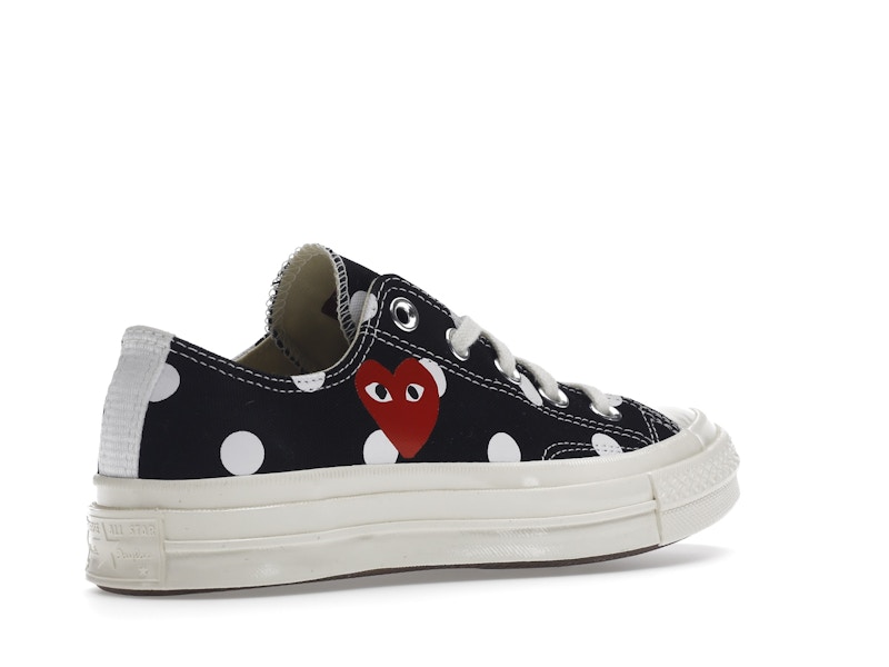 Converse Chuck Taylor All Star 70 Ox Comme des Garcons PLAY  Polka Dot Black