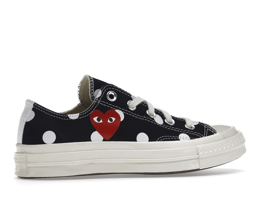 Converse Chuck Taylor All Star 70 Ox Comme des Garcons PLAY Polka Dot Black