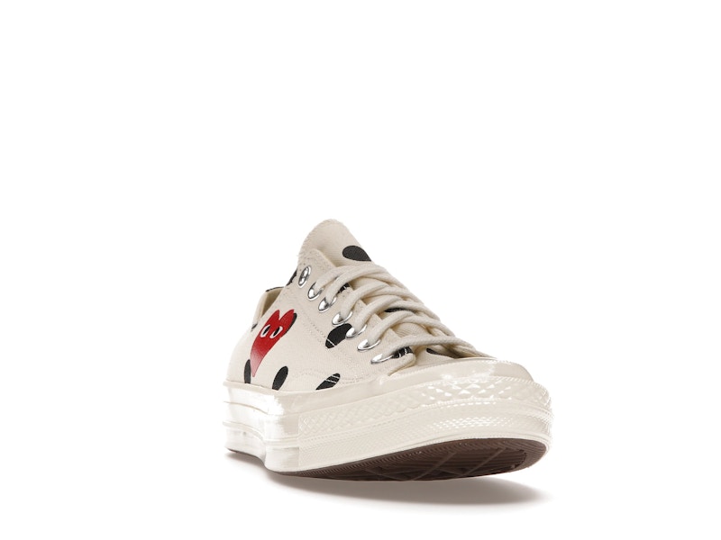 Converse Chuck Taylor All Star 70 Ox Comme des Garcons PLAY  Polka Dot White