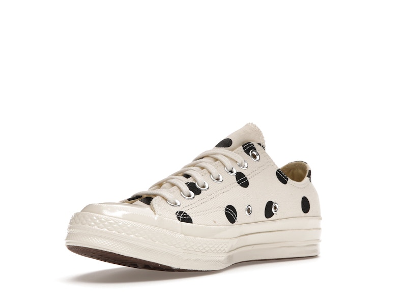 Converse Chuck Taylor All Star 70 Ox Comme des Garcons PLAY  Polka Dot White