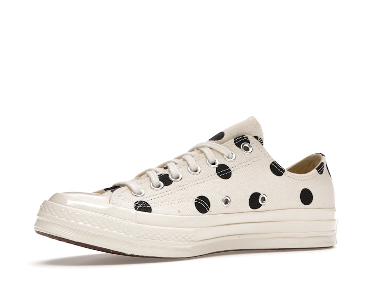 Converse Chuck Taylor All Star 70 Ox Comme des Garcons PLAY  Polka Dot White