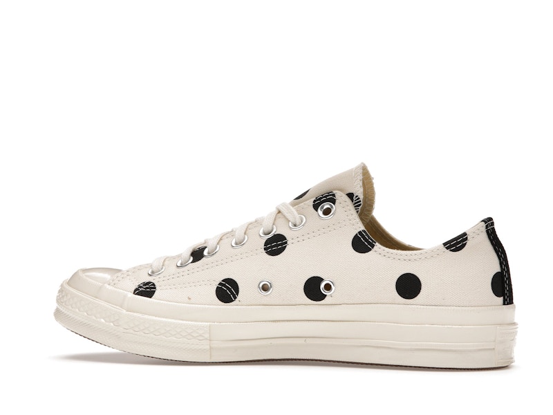 Converse Chuck Taylor All Star 70 Ox Comme des Garcons PLAY  Polka Dot White