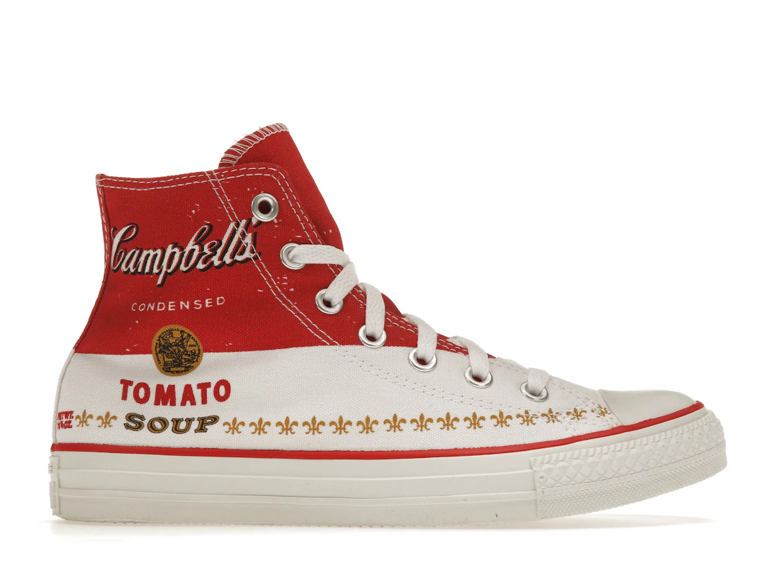 Converse Chuck Taylor All Star CT Hi Casino Andy Warhol Campbell's Soup